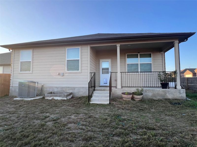 View of front of property with a porch