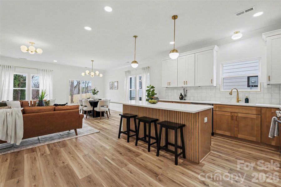 Furnished interior view inside a new home in , Charlotte (Image 9).