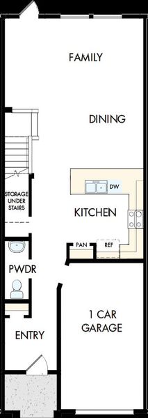 2D floor plan layout of this home in Waterset Townhomes, Apollo Beach, FL (Image 5). 2D floor plan layout of this home in Waterset Townhomes, Apollo Beach, FL (Image 5).