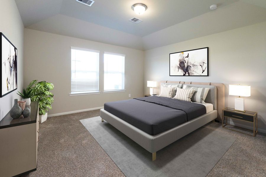 Representative furnished interior of a home built from the Allegheny by Beazer Homes in Sorella: Landmark Collection, Tomball (Image 6).