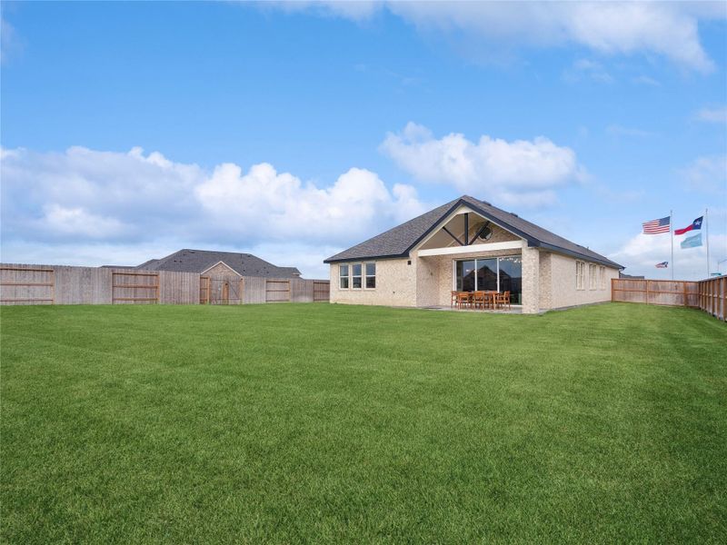 Big corner lot backyard Big corner lot backyard