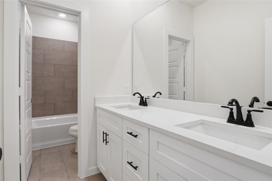 Furnished interior view inside a new home in Foxtail Palms, Manvel (Image 8).