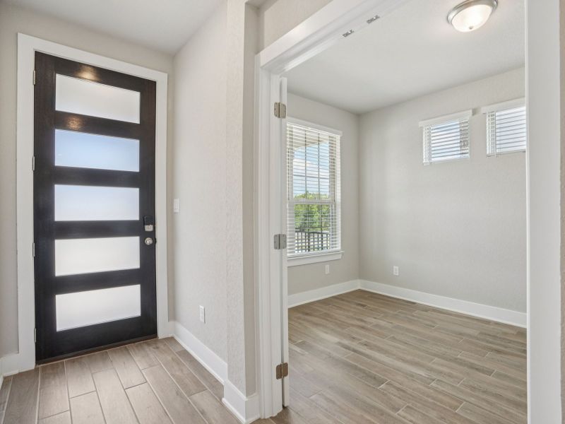 Entry & Office in the San Jacinto floorplan at a Meritage Homes community. Entry & Office in the San Jacinto floorplan at a Meritage Homes community.