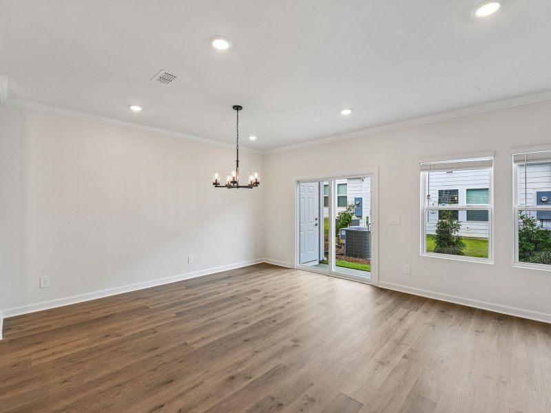 Spacious, unfurnished interior of a new home in Meadows at Wilson Farms - The Summit Series, Fort Mill (Image 10). Spacious, unfurnished interior of a new home in Meadows at Wilson Farms - The Summit Series, Fort Mill (Image 10).
