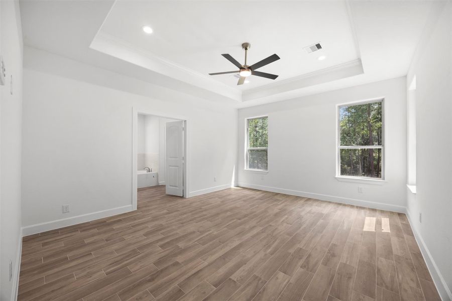 Spacious, unfurnished interior of a new home in , New Waverly (Image 32). Spacious, unfurnished interior of a new home in , New Waverly (Image 32).