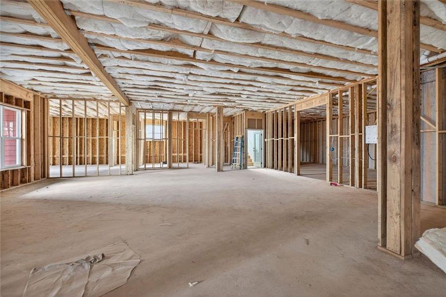 In-progress construction of a new home in , Lithia Springs, GA (Image 37).