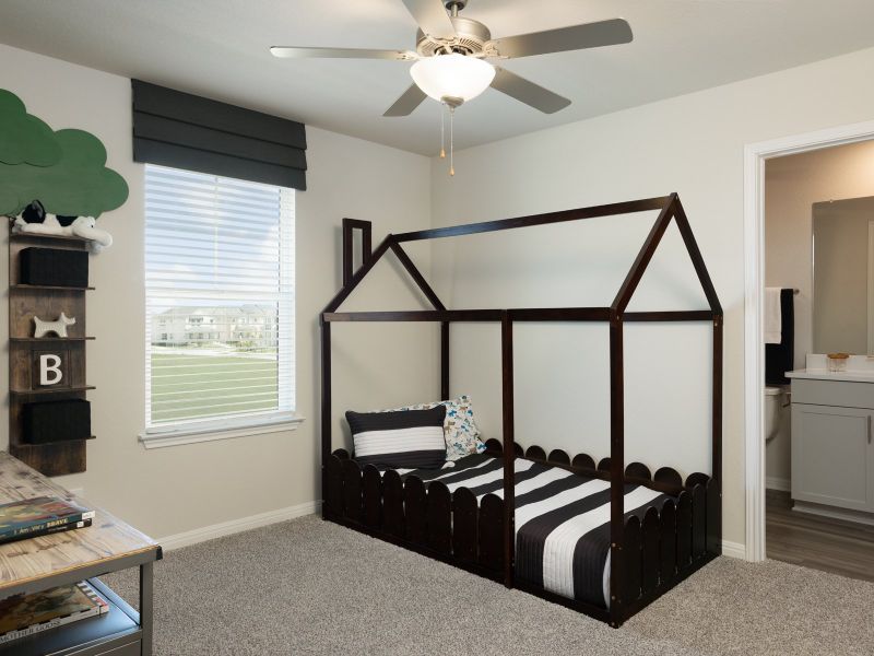 Furnished interior view inside a new home in Big Sky Ranch - Executive Collection, Dripping Springs (Image 12).