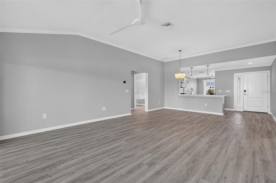 Spacious, unfurnished interior of a new home in , The Villages (Image 19). Spacious, unfurnished interior of a new home in , The Villages (Image 19).