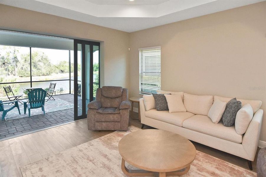Furnished interior view inside a new home in , Englewood (Image 44).