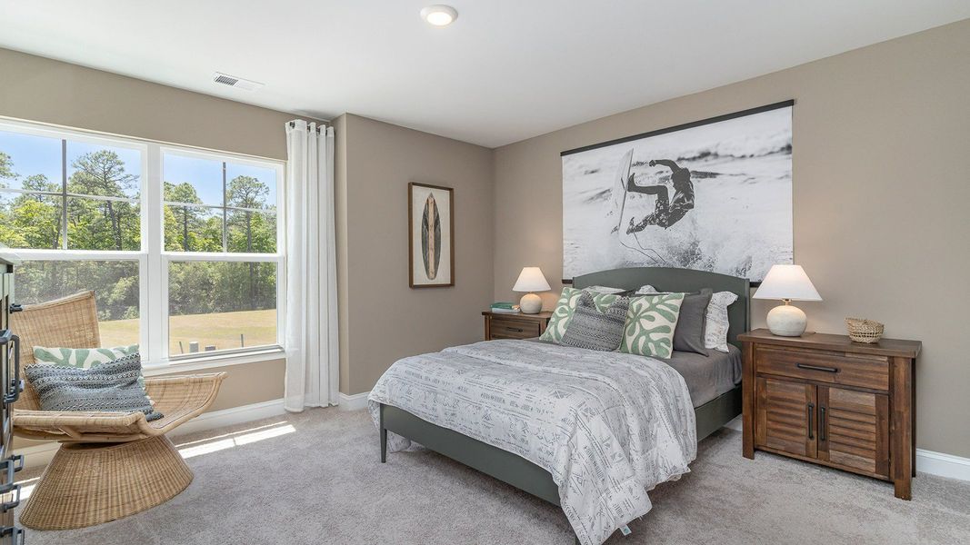 Representative furnished interior of a home built from the HARBOR OAK by D.R. Horton in Spring View Landing, Loris (Image 16).