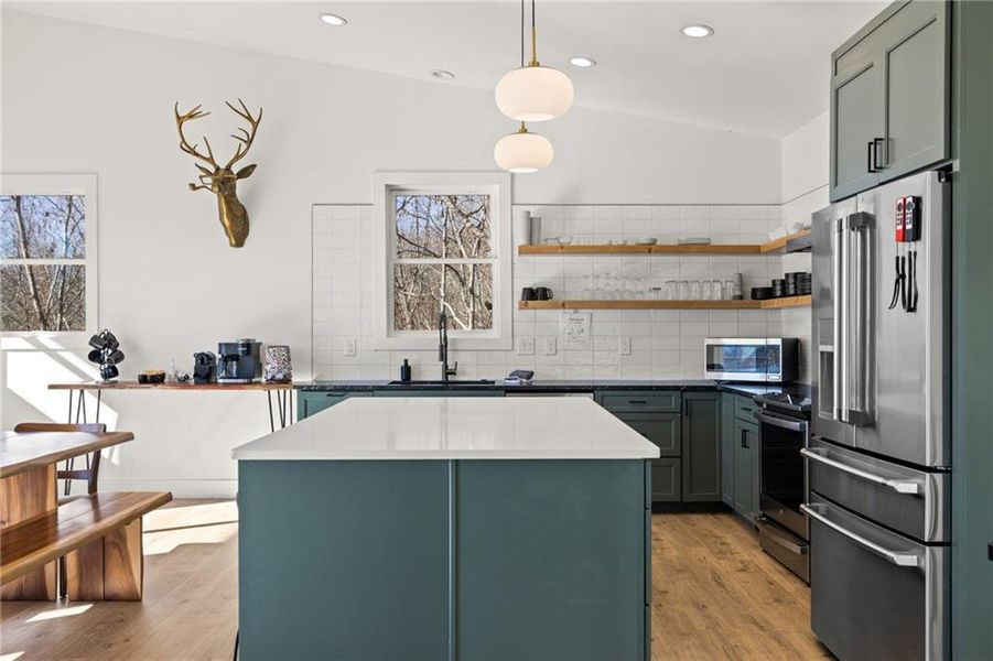 Furnished interior view inside a new home in , Blue Ridge (Image 19).