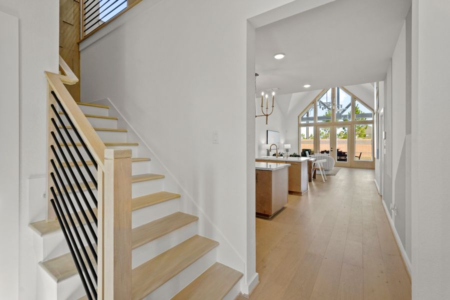 Furnished interior view inside a new home in Elyson 45' & 70', Katy (Image 30).