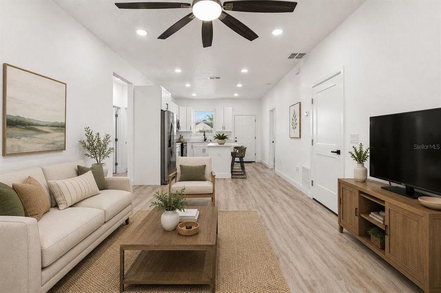 Furnished interior view inside a new home in , Sanford (Image 5).