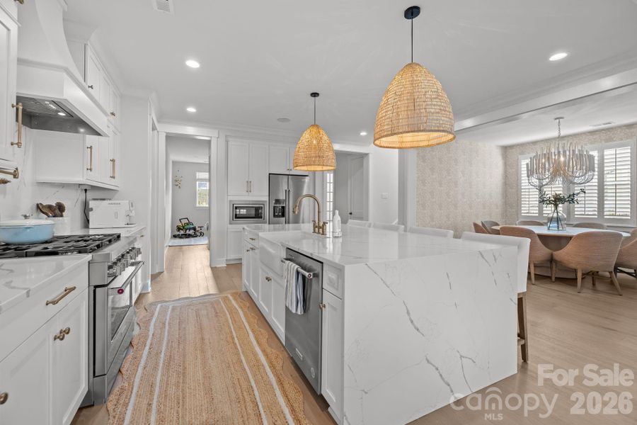 Stunning Waterfall Edge Island