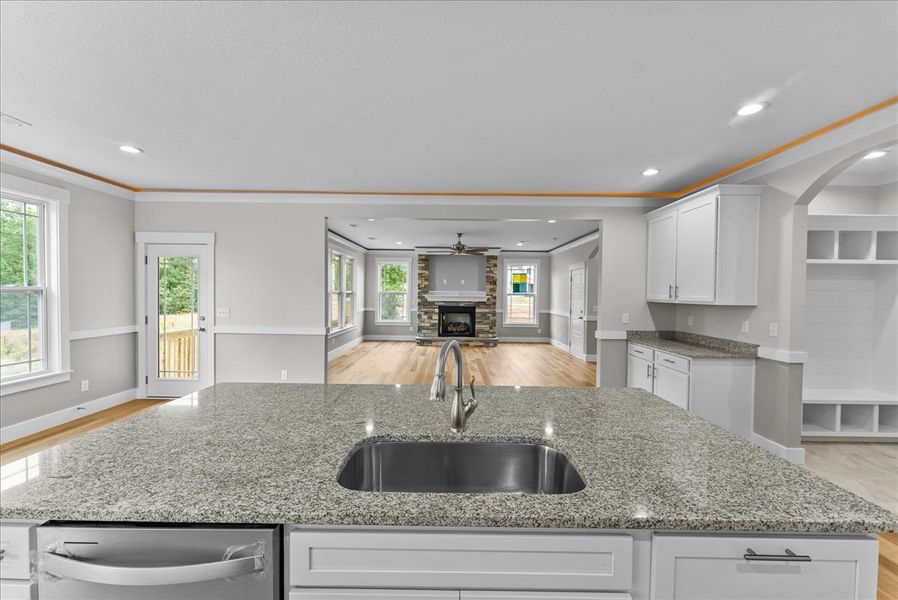 Representative furnished interior of a home built from the Emilia Elite by Enchanted Homes in Smokey Hills, Campobello (Image 11).