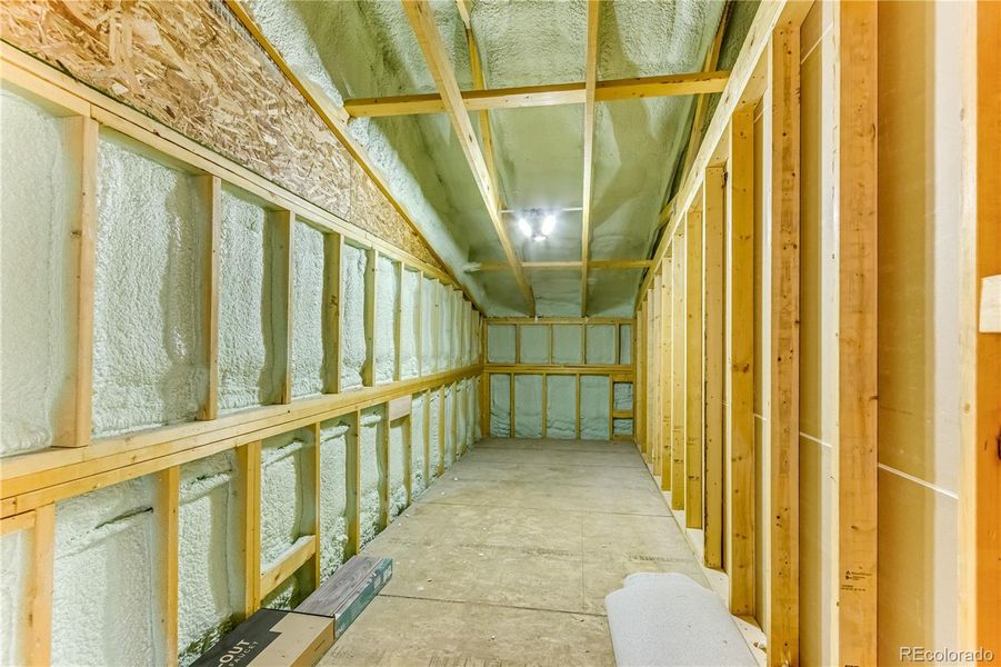 Storage in Loft Area