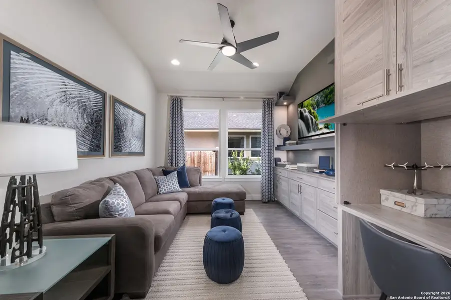 Furnished interior view inside a new home in Veramendi, New Braunfels (Image 4).