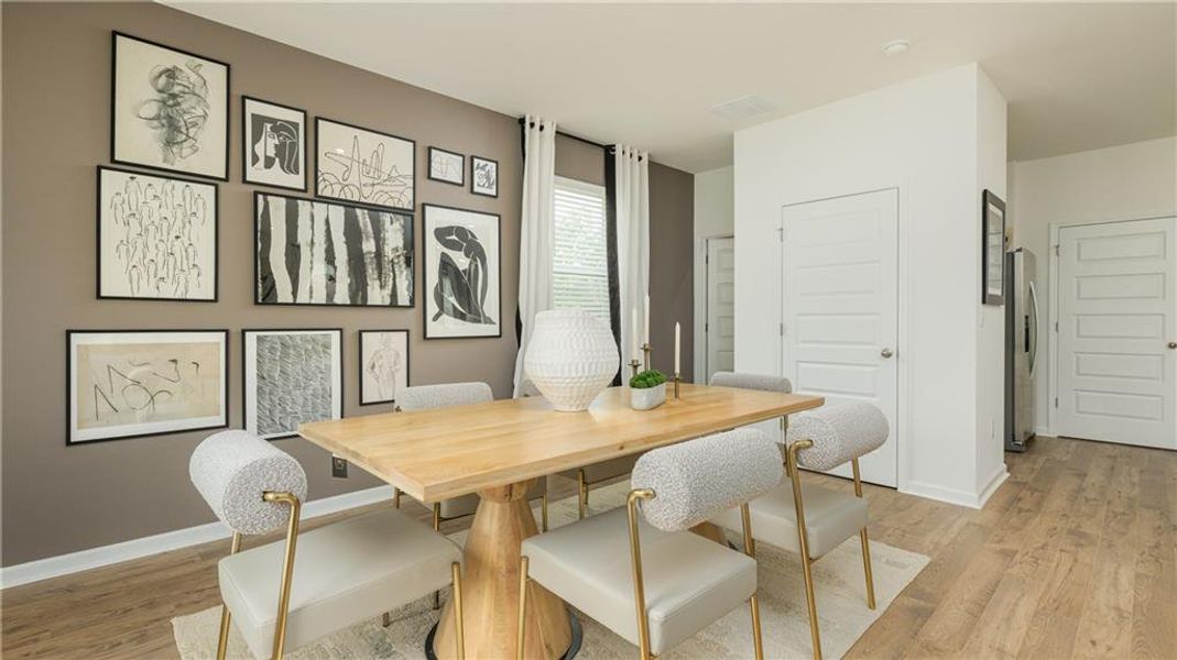 Furnished interior view inside a new home in Sherwood Manor, College Park (Image 10).