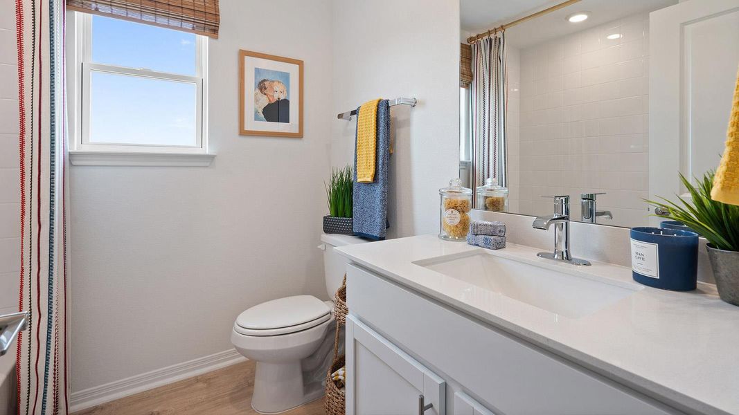 Furnished interior view inside a new home in Avery Centre, Round Rock (Image 28).