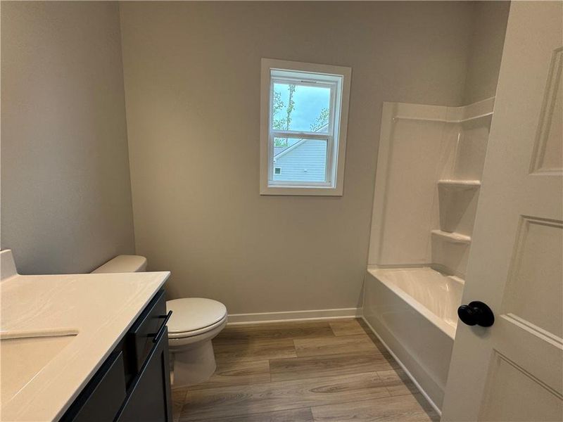 Furnished interior view inside a new home in Rosewood Lake Preserve, Hoschton (Image 9).