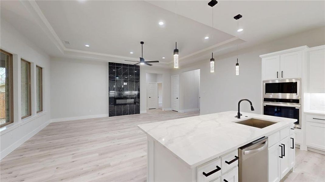 Furnished interior view inside a new home in , Denton (Image 14).