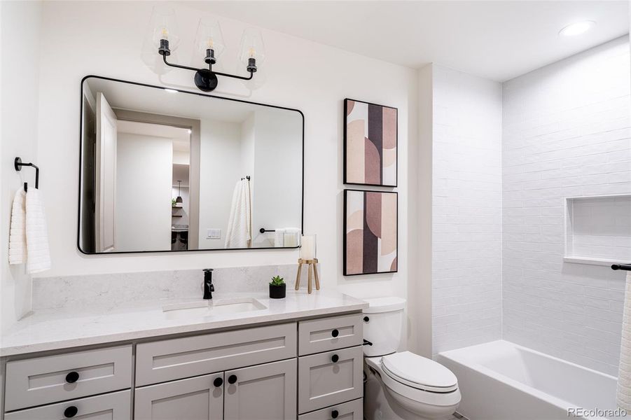 Furnished interior view inside a new home in , Denver (Image 10).