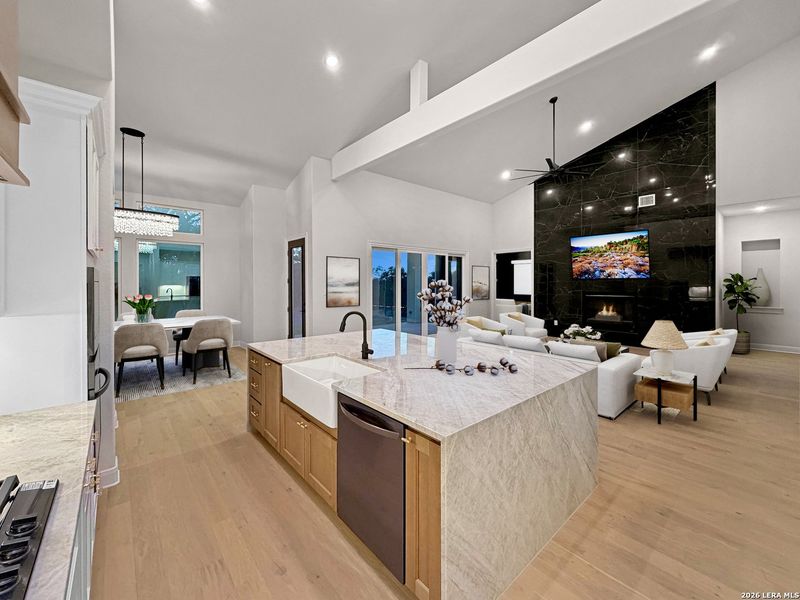 Furnished interior view inside a new home in , Bulverde (Image 14).