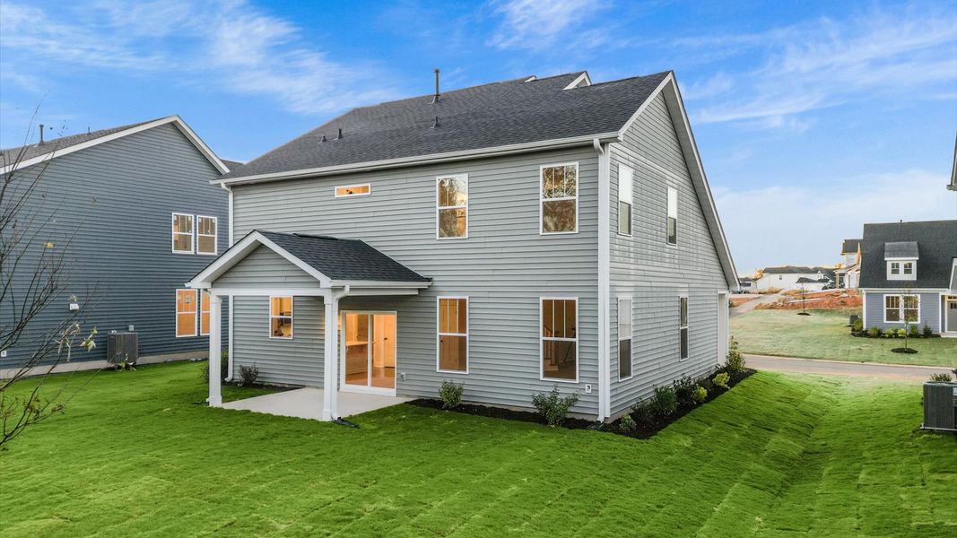 Exterior details and patio area of a home in Woodglen, Piedmont (Image 4). Exterior details and patio area of a home in Woodglen, Piedmont (Image 4).