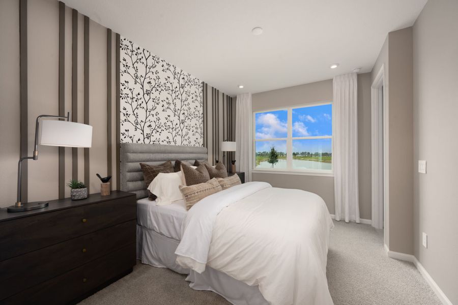 Representative furnished interior of a home built from the Myrtle by Mattamy Homes in Pasadena Ridge Master, Dade City (Image 22).