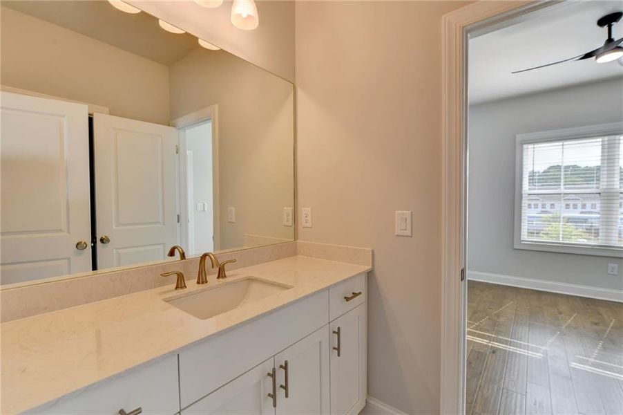 Furnished interior view inside a new home in , Buford (Image 10).