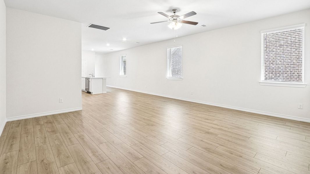 Spacious, unfurnished interior of a new home in Magnolia at Legacy Hills, Celina (Image 6). Spacious, unfurnished interior of a new home in Magnolia at Legacy Hills, Celina (Image 6).