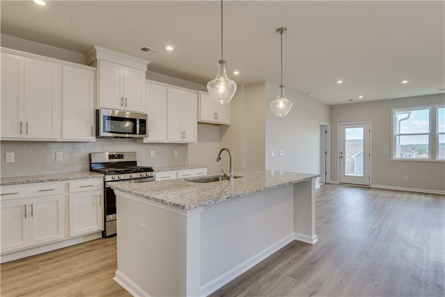Furnished interior view inside a new home in , Powder Springs (Image 28).