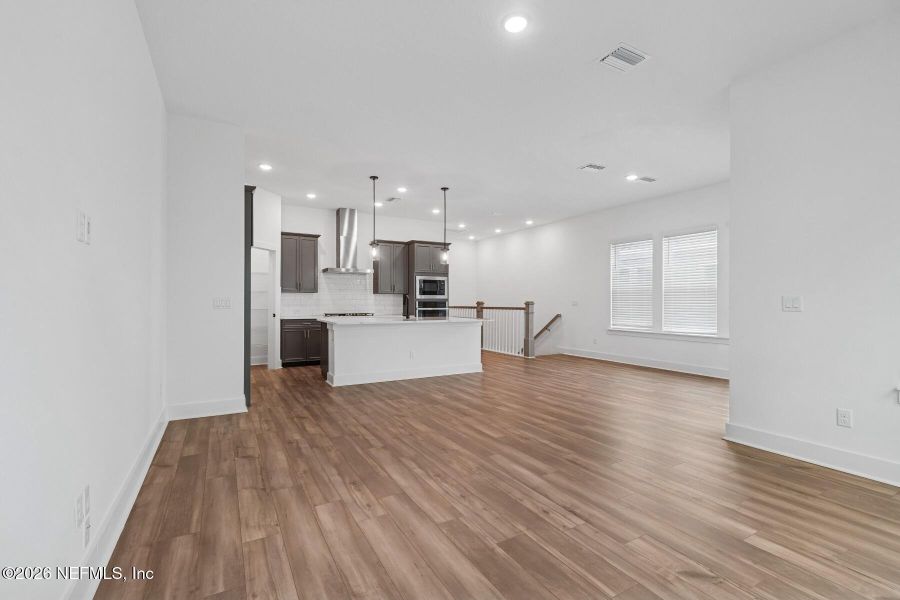 Spacious, unfurnished interior of a new home in Kettering at eTown - Paired Villas, Jacksonville (Image 22). Spacious, unfurnished interior of a new home in Kettering at eTown - Paired Villas, Jacksonville (Image 22).