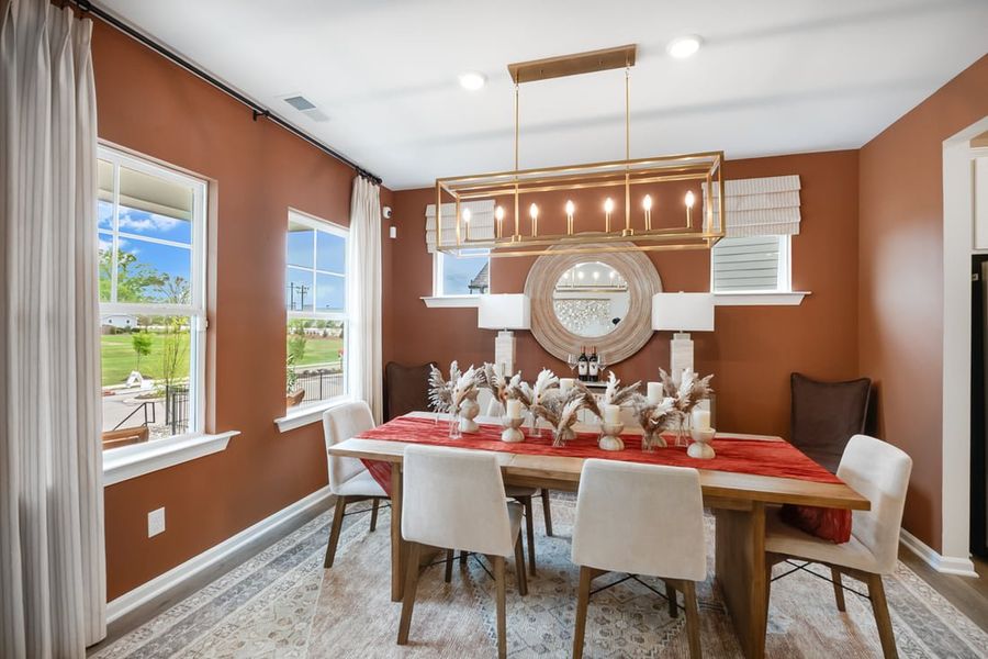 Representative furnished interior of a home built from the Charleston by Taylor Morrison in Silverstone Terraces, Knightdale (Image 14).