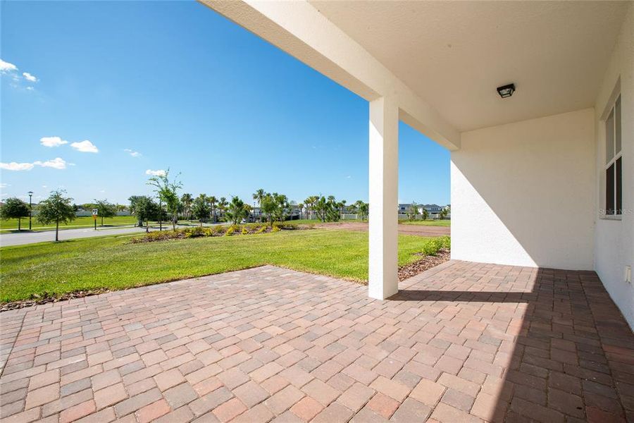 Exterior details and patio area of a home in Isles of Lake Nona, Orlando (Image 3). Exterior details and patio area of a home in Isles of Lake Nona, Orlando (Image 3).