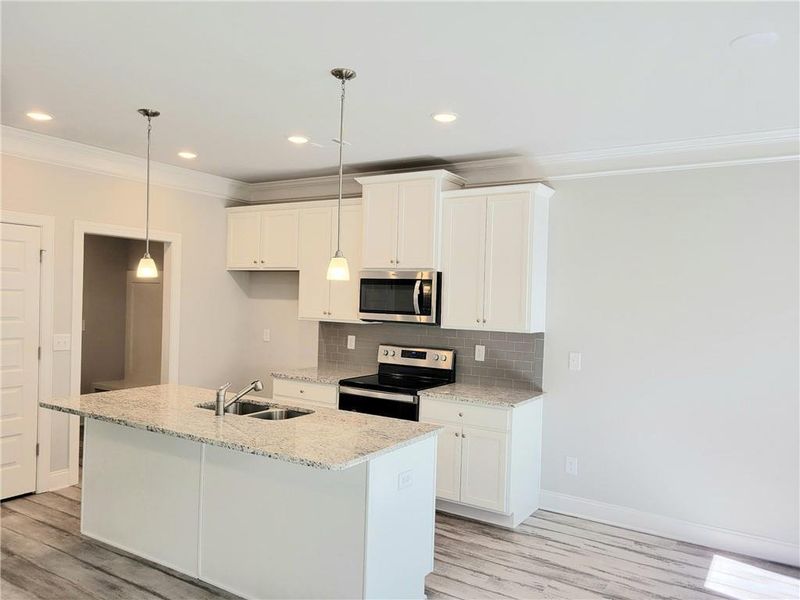 Furnished interior view inside a new home in , Winder (Image 5). Furnished interior view inside a new home in , Winder (Image 5).