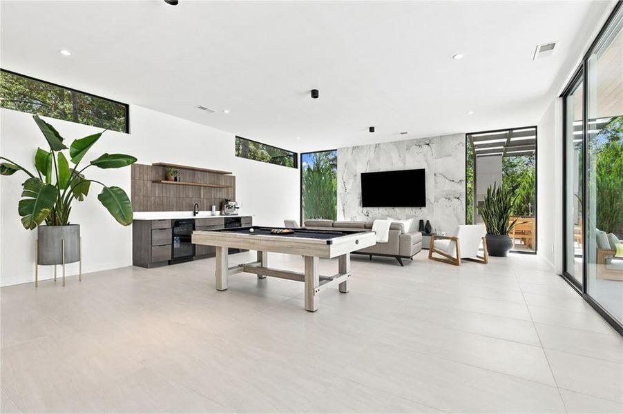 Furnished interior view inside a new home in , Marietta (Image 10).