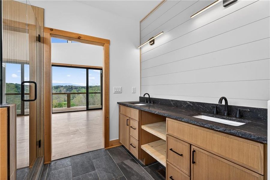 Furnished interior view inside a new home in , Ellijay (Image 8).
