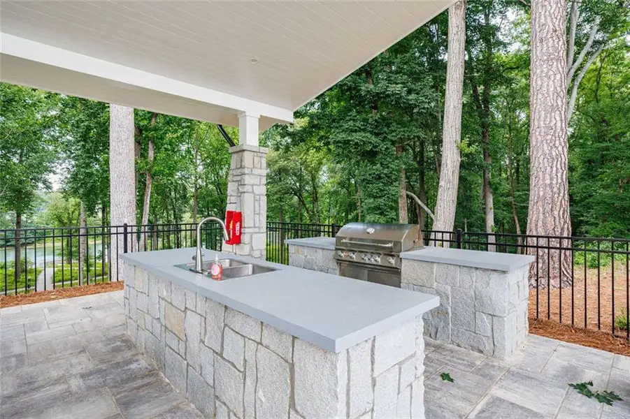 Exterior details and patio area of a home in , Peachtree Corners (Image 25).