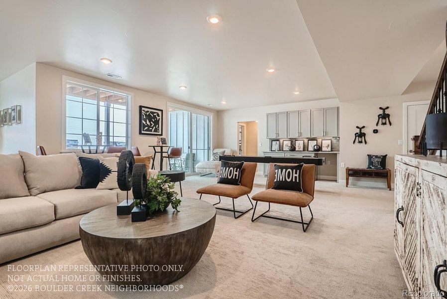 Furnished interior view inside a new home in , Broomfield (Image 28).