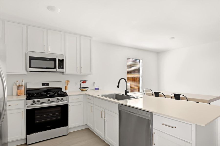 Kitchen view.