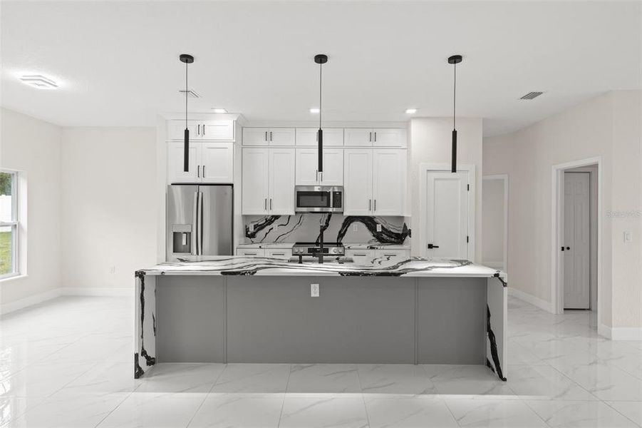 Furnished interior view inside a new home in , Weeki Wachee (Image 11).