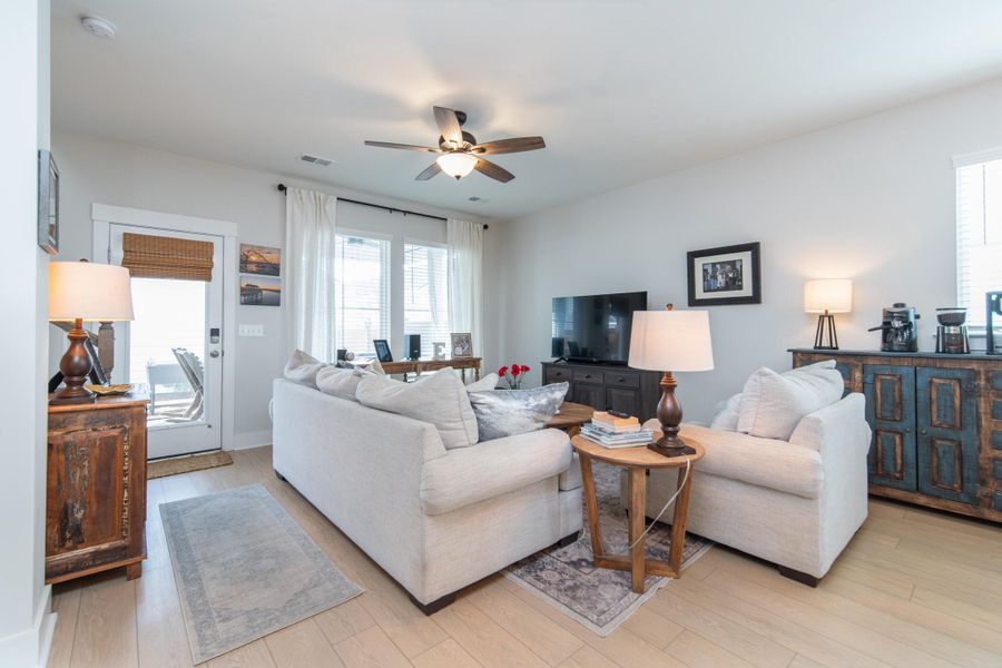 Furnished interior view inside a new home in Nexton - Midtown - The Park Collection, Summerville (Image 12).