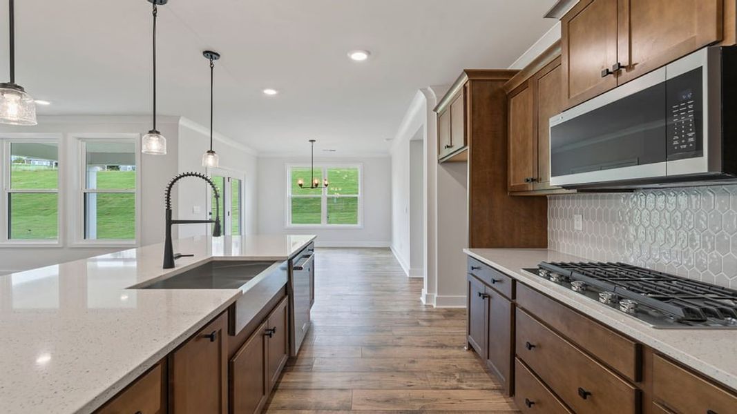 Representative furnished interior of a home built from the Robinson by D.R. Horton in Cottonwood Ridge, Piedmont (Image 11).