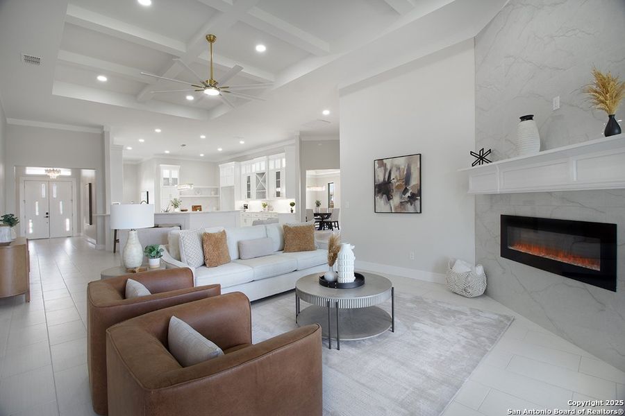 Furnished interior view inside a new home in , Corpus Christi (Image 15).