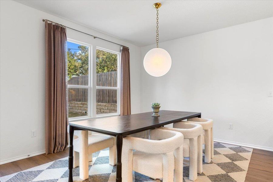 Furnished interior view inside a new home in , Austin (Image 4). Furnished interior view inside a new home in , Austin (Image 4).