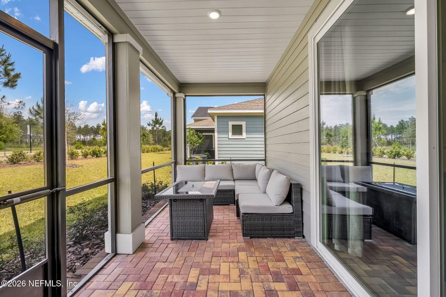 Exterior details and patio area of a home in Shearwater, St. Augustine (Image 25). Exterior details and patio area of a home in Shearwater, St. Augustine (Image 25).