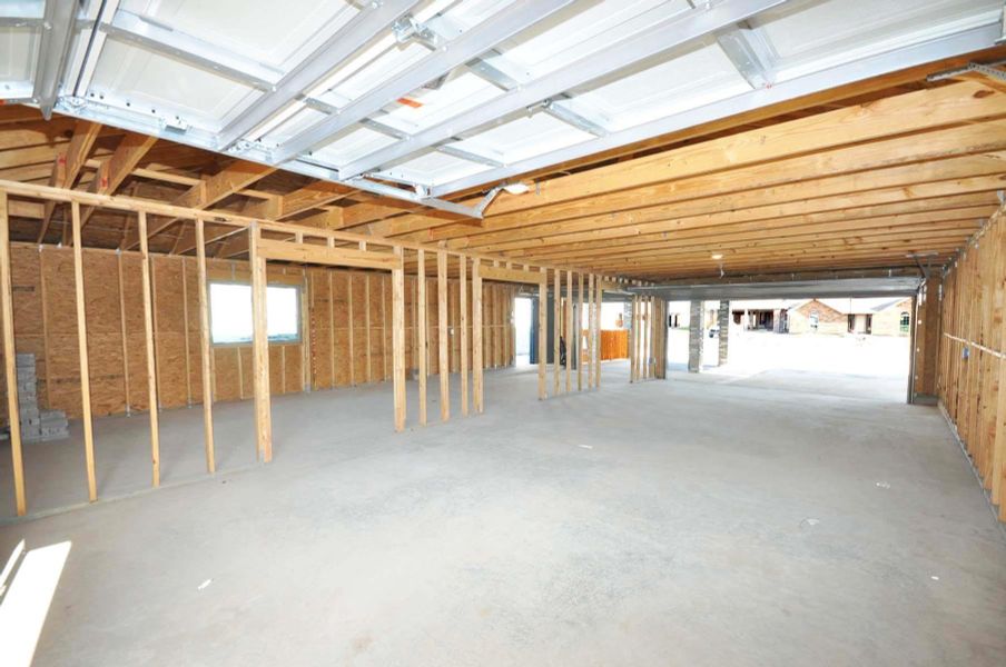 In-progress construction of a new home in Pedregal, League City, TX (Image 41).