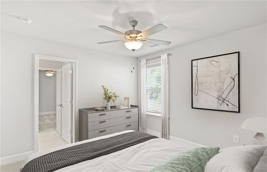 Furnished interior view inside a new home in Haverhill Estates, Dacula (Image 5).