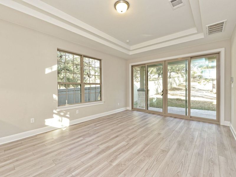 Representative unfurnished interior of a home built from the Casita by Giddens Homes in Whispering Wind, Bertram (Image 52).
